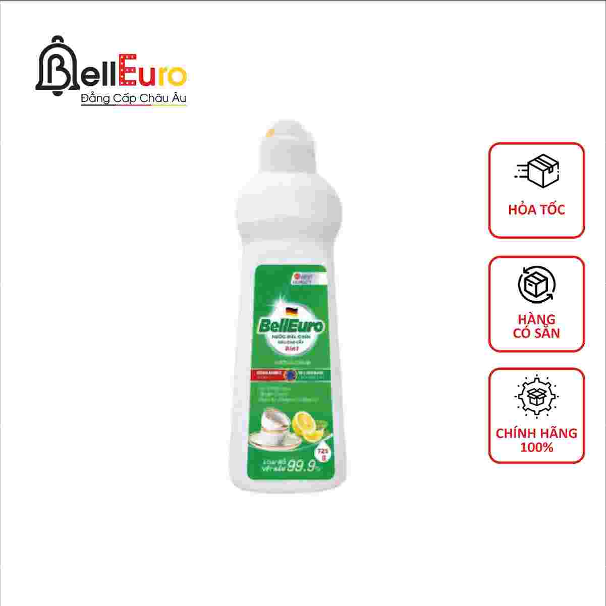 Nước Rửa Chén Công Nghệ Sinh Học Bell Euro Hương Chanh 750G